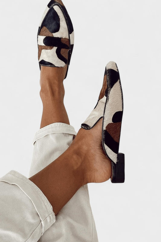 Ariadne - Mocassins com Padrão Abstrato