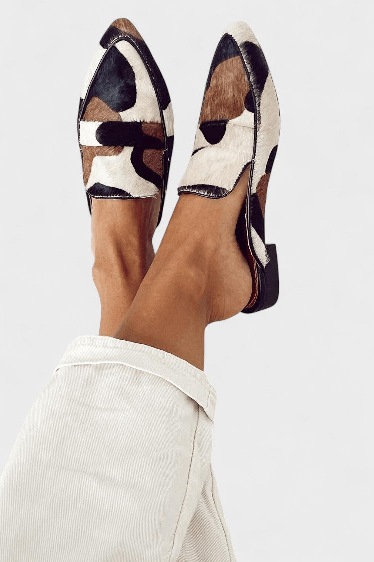 Ariadne - Mocassins com Padrão Abstrato