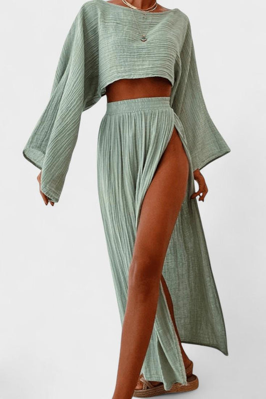 Astrid | Conjunto de manga longa