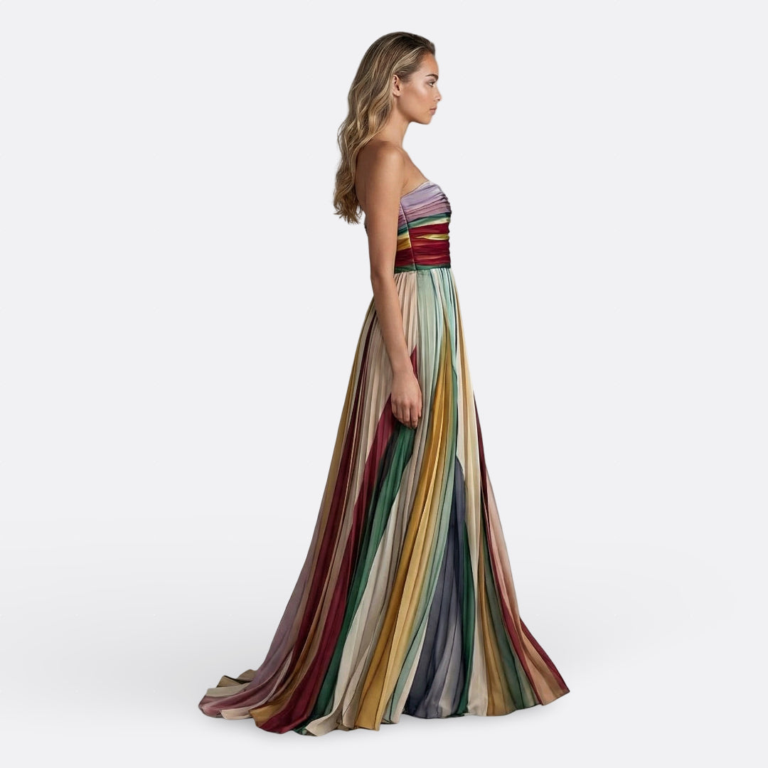 Lise - Vestido comprido sem alças