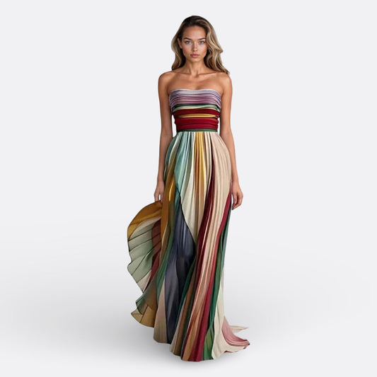 Lise - Vestido comprido sem alças